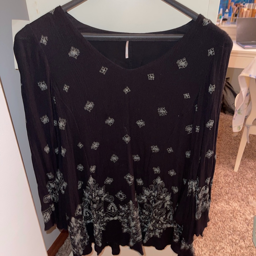 Black Free People tunic dress